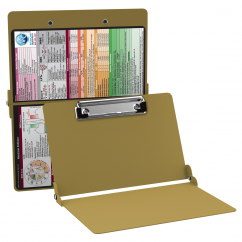 WhiteCoat Clipboard® - Tactical Brown Medical Edition
